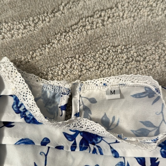 NWOT Cute Ruffle Floral LoveShackFancy esq set size medium - Picture 11 of 13